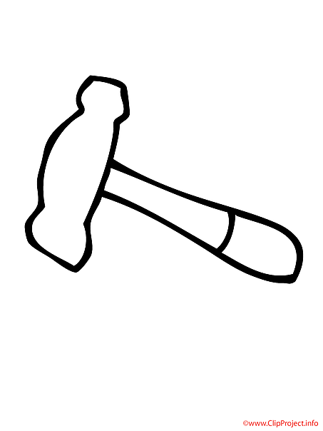 Hammer coloring sheet