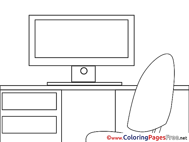 Monitor Kids download Coloring Pages