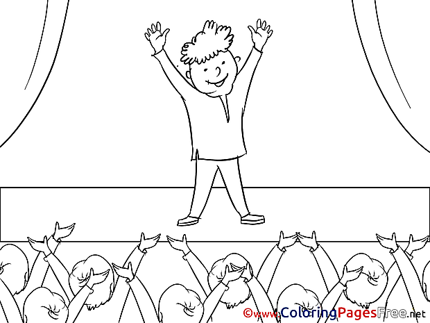 Applause for Children free Coloring Pages