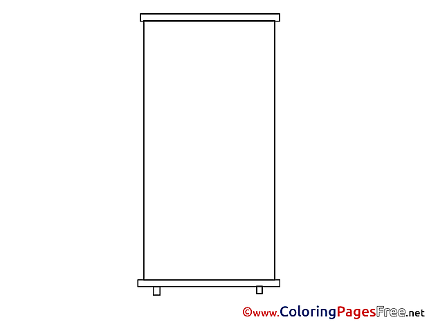 Banner Children Coloring Pages free Office