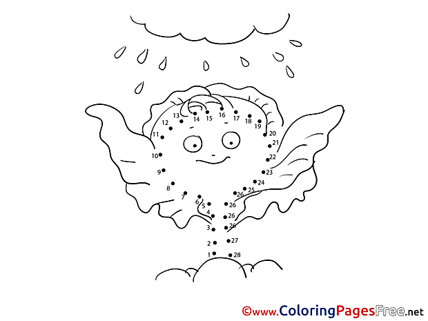 Flower Coloring Pages Painting by Number for free