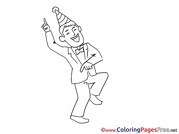 Amusement Man free printable Coloring Sheets