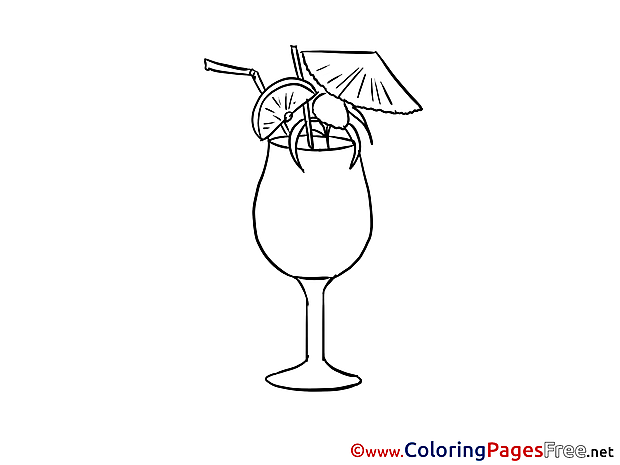 Cocktail Party printable Coloring Pages for free