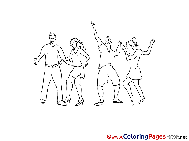 Disco printable Coloring Sheets download