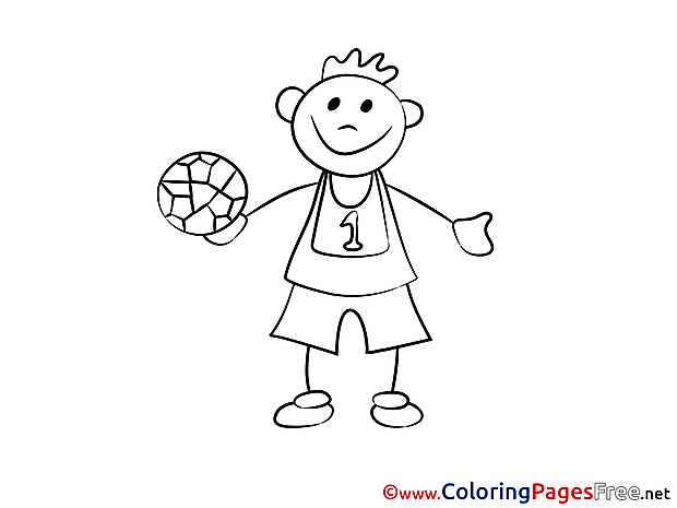 Ball Children Coloring Pages free Player