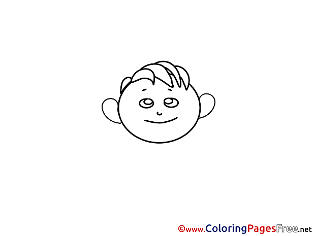 Boy for free Coloring Pages download