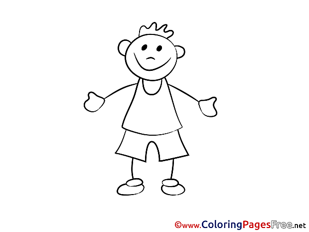 Download printable Coloring Pages Man