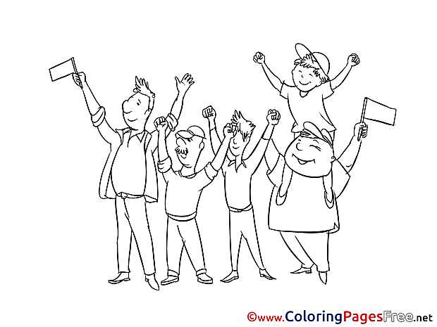 Festival Colouring Page printable free