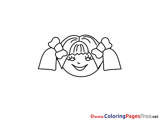 Girl Coloring Sheets download free