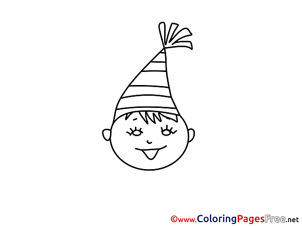 Party Kids download Coloring Pages