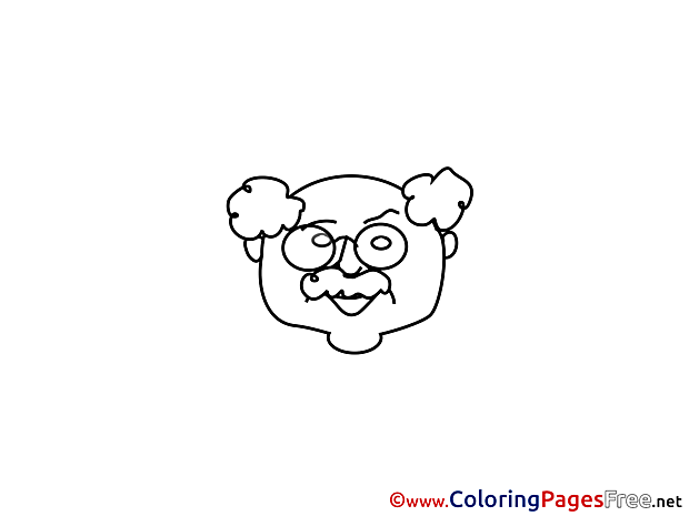 Professor Children Coloring Pages free