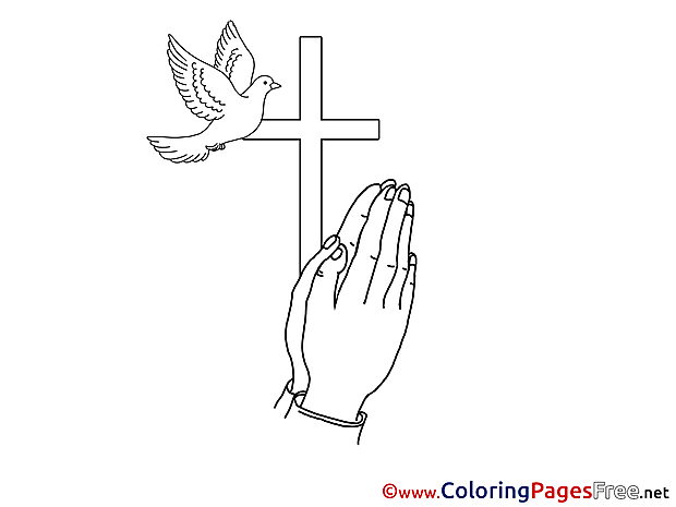 Communion free Coloring Pages