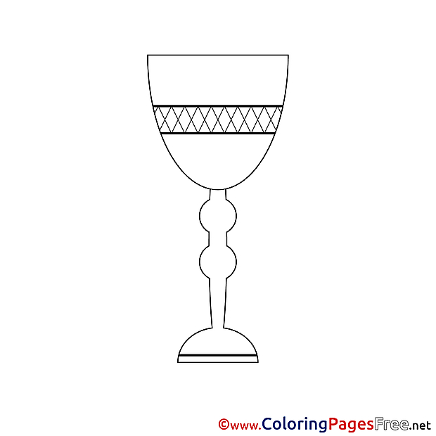 Cup printable Communion Coloring Sheets