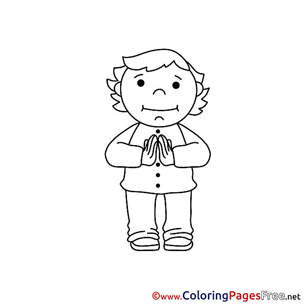 Priest Communion Colouring Sheet free