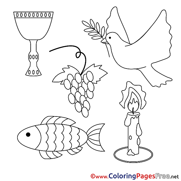 Religion download Communion Coloring Pages