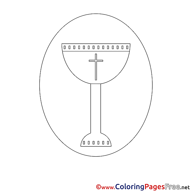 Wine Coloring Pages Communion