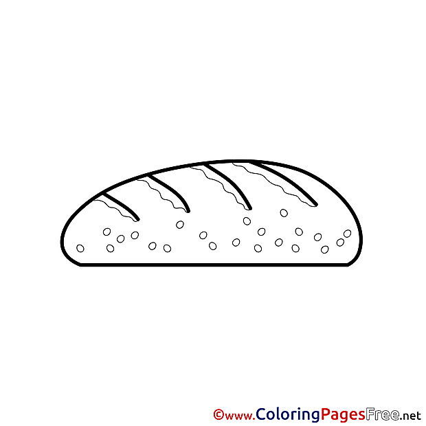 Bread Coloring Pages Confirmation