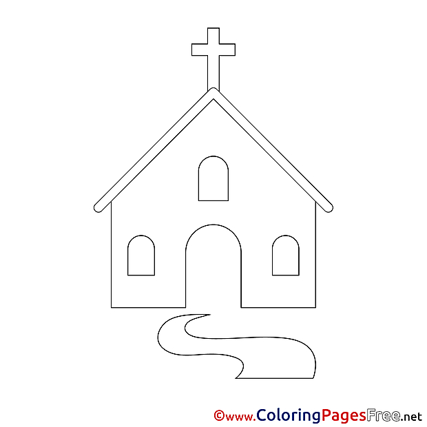 Churche printable Confirmation Coloring Sheets