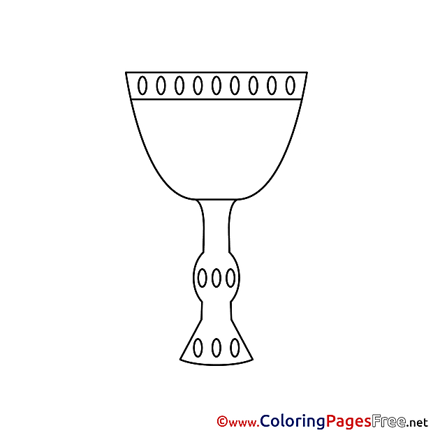 Cup Colouring Page Confirmation free