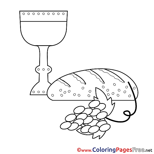 Food free Colouring Page Confirmation