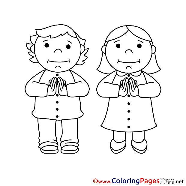 People free Confirmation Coloring Sheets