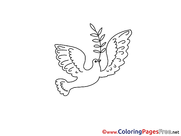 Pentecost free Coloring Pages