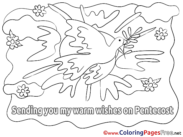 Pigeon Pentecost Coloring Pages download