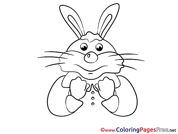 Hare Coloring Sheets Prayer free