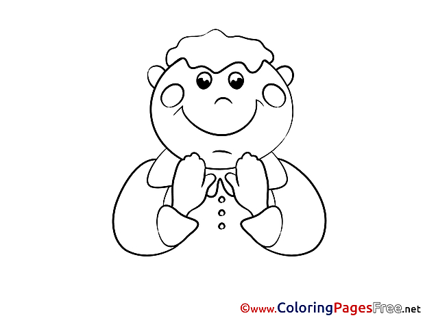 Religion Kids Prayer Coloring Pages