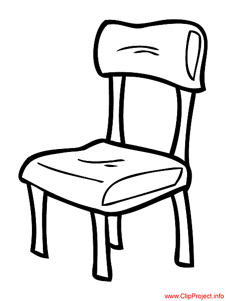 Download Chair image to color for school