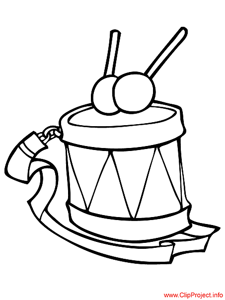 Drum image to color for school
