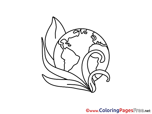 Earth free printable Coloring Sheets