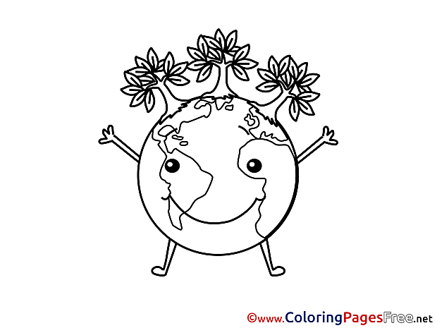 Planet Colouring Sheet download free