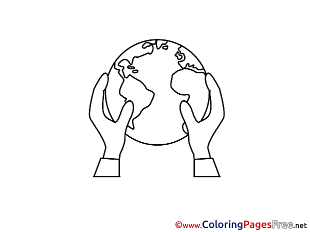 Planet Earth printable Coloring Sheets download