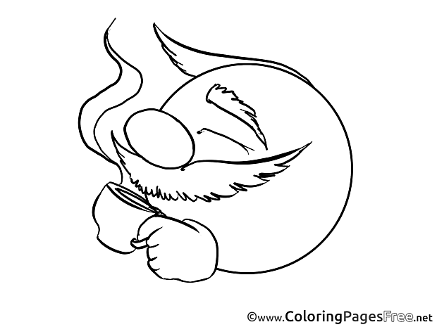 Coffee download Smiles Coloring Pages