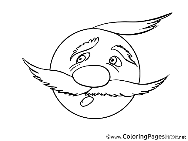 Fright printable Smiles Coloring Sheets