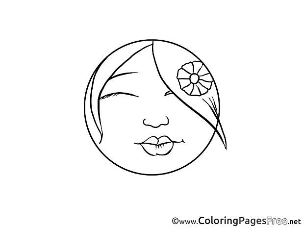 Kiss Kids Smiles Coloring Pages