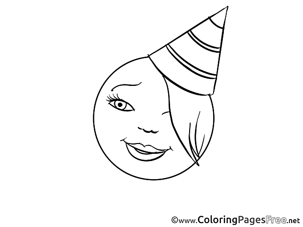 Party download Smiles Coloring Pages