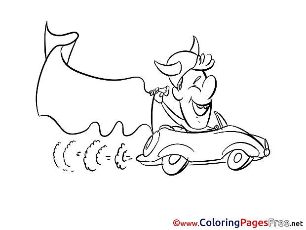 Car Fan Colouring Sheet download Soccer