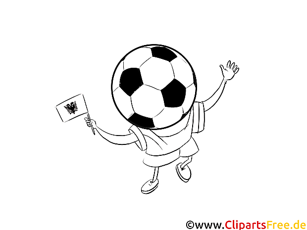 Download Fan Albania Soccer Coloring Pages
