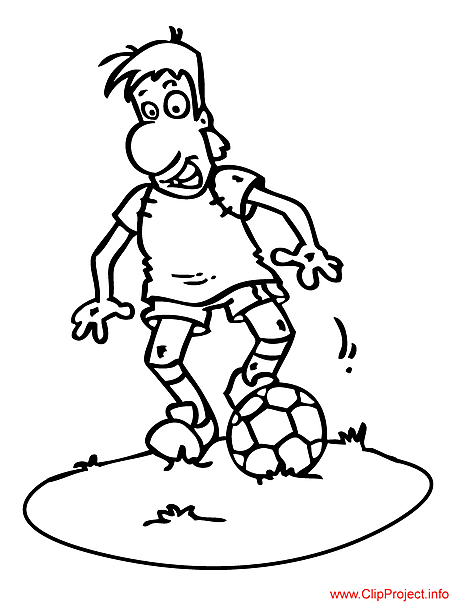 Football coloring page