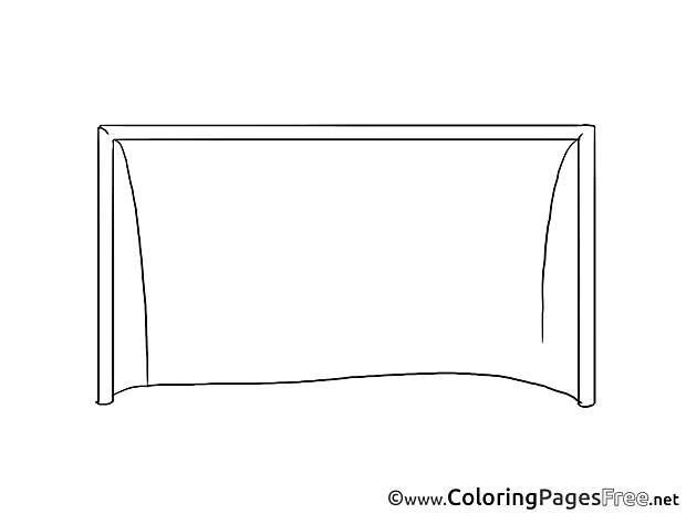 Goal Soccer Coloring Pages download