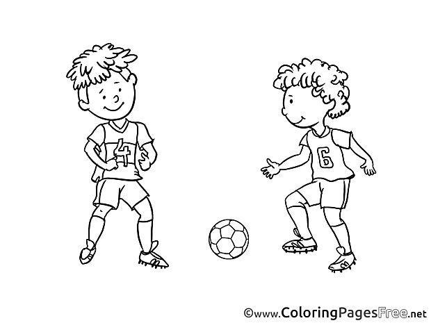 Rivals Boys Soccer free Coloring Pages