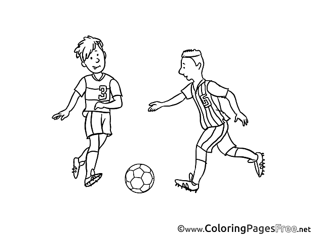 Rivals Coloring Sheets Soccer free