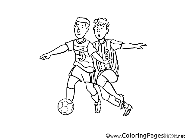 Rivals printable Soccer Coloring Sheets