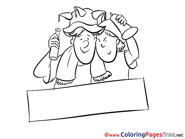 Sport Fans printable - Coloring Pages Soccer