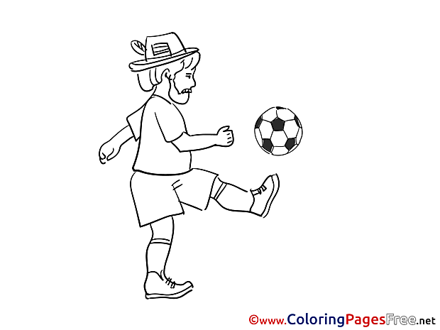 Trick Kids Soccer Coloring Page