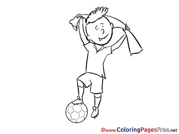 Victory Ball Coloring Pages Soccer for free