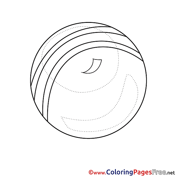 Ball Children Coloring Pages free