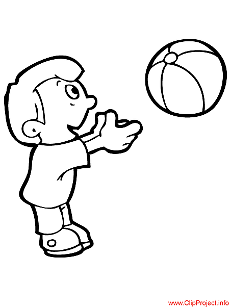 Ball coloring page for free